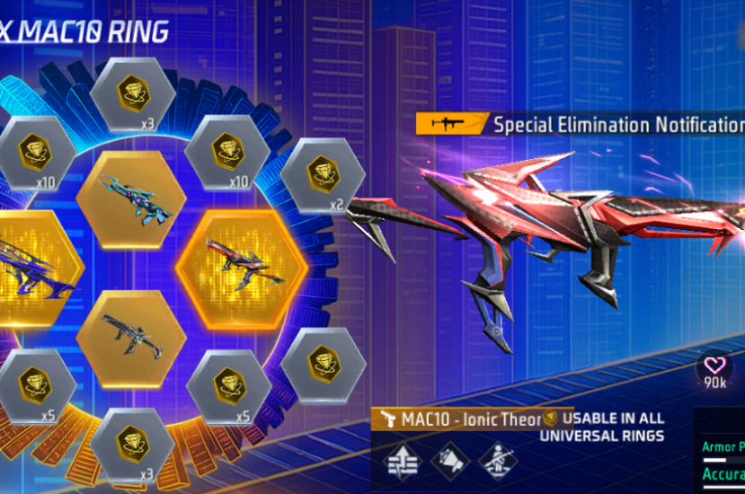 Famas and Mac 10 Universal Ring Event in Free Fire Max – Free Fire Blog