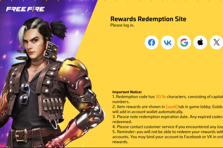 🎮 New Free Fire Redeem Code for Indonesia Server (June 2025) – Claim Now!